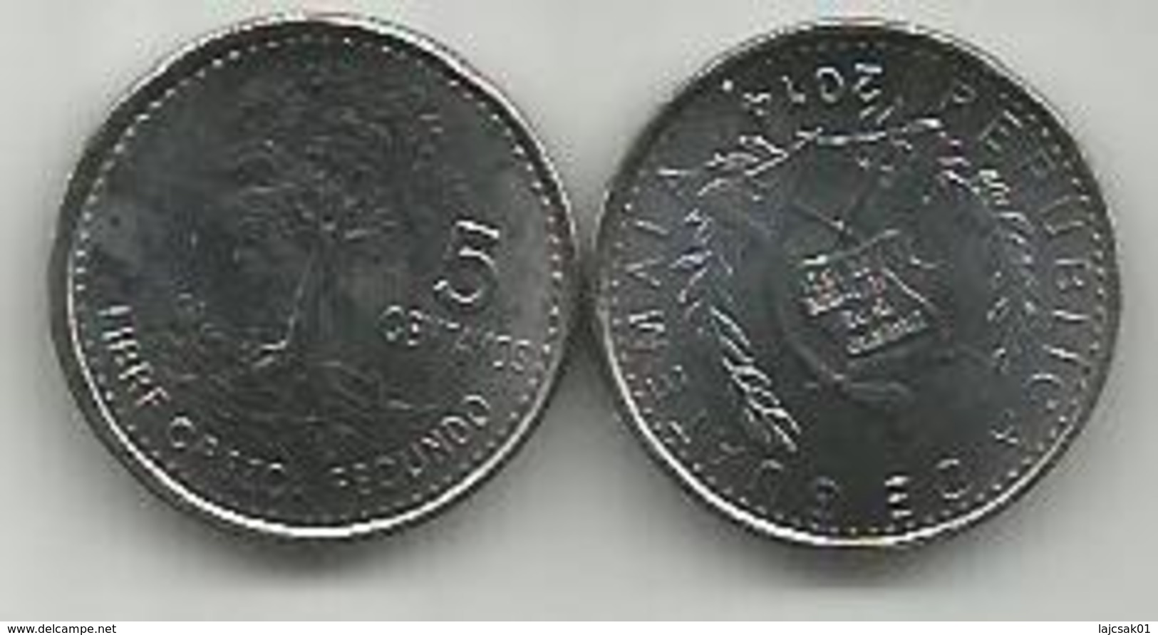 Guatemala 5 Centavos 2014. High Grade - Guatemala