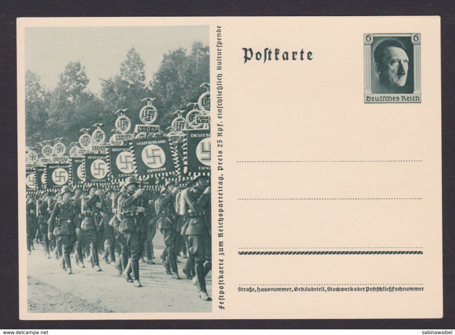 AK Propaganda / Festpostkarte Zum Reichsparteitag / Deutschland Erwachet   ..  ( E 765 ) - Other & Unclassified