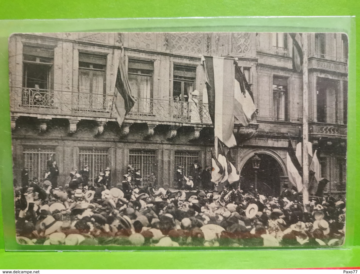 CPA, S. À. R. La Grand-Duchesse Marie-Adélaïde Sur Le Balcon Après La Prestation De Serment 1912 - Autres & Non Classés