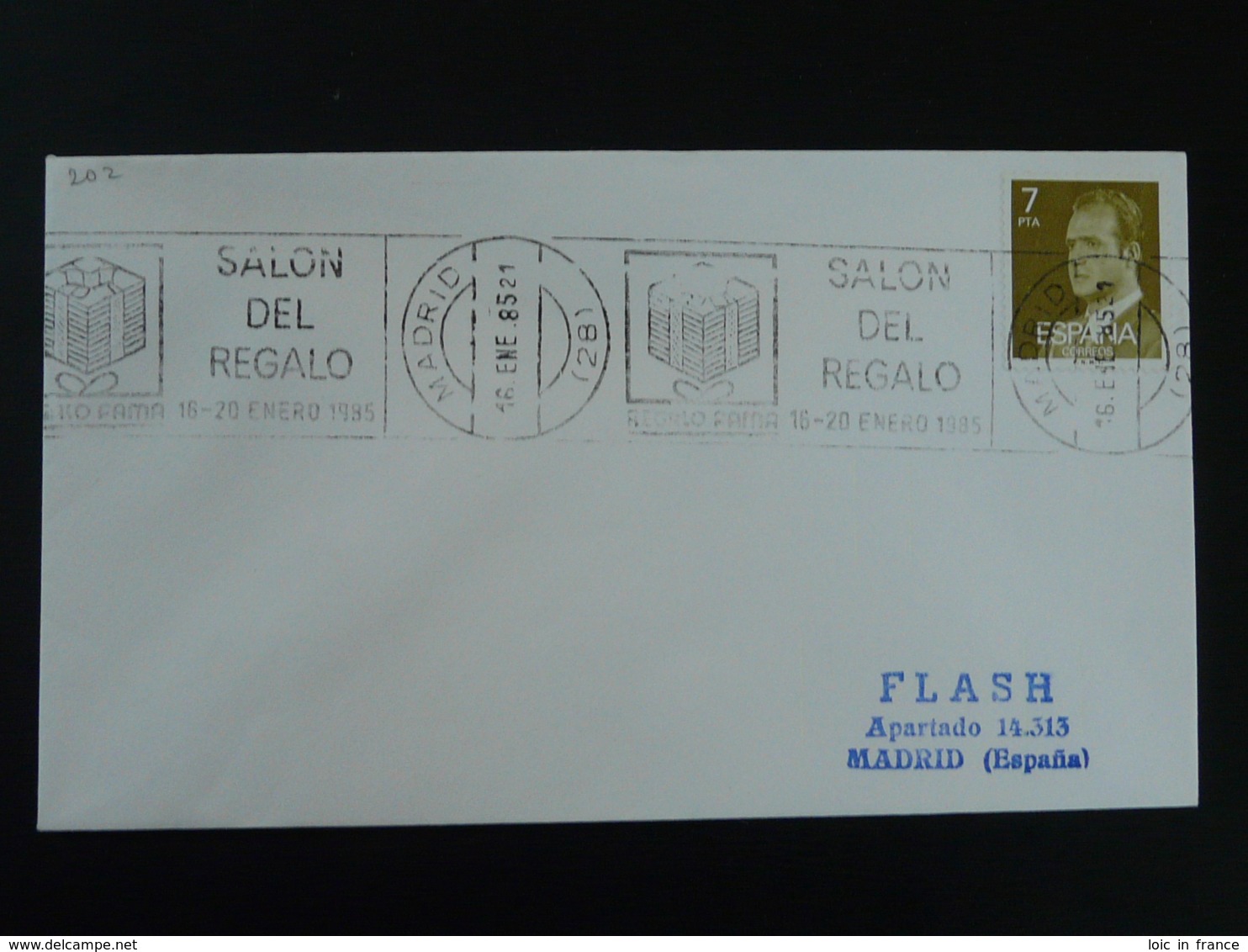 Lettre Cover Flamme Postmark Salon Du Bonbon Candy Sugar Madrid Espagne Spain 1985 - Alimentation