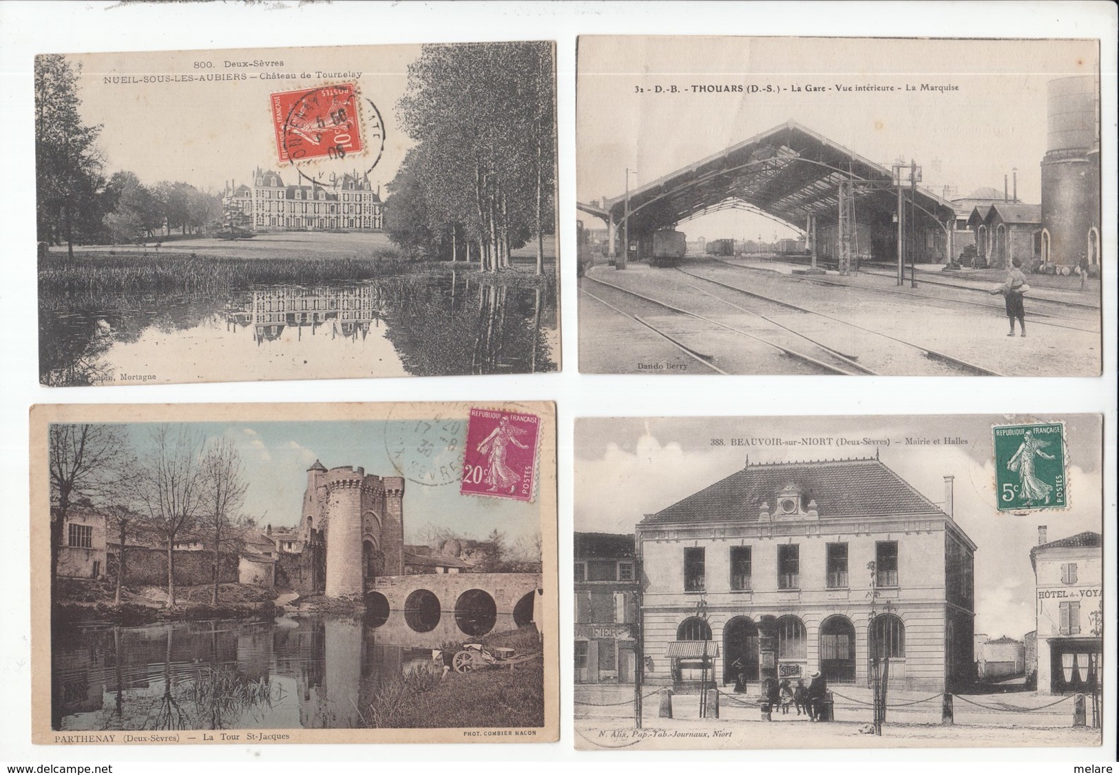 79 DEUX SEVRES NOUVELLE AQUITAINE Lot De 36 Cartes Animations - 5 - 99 Postcards