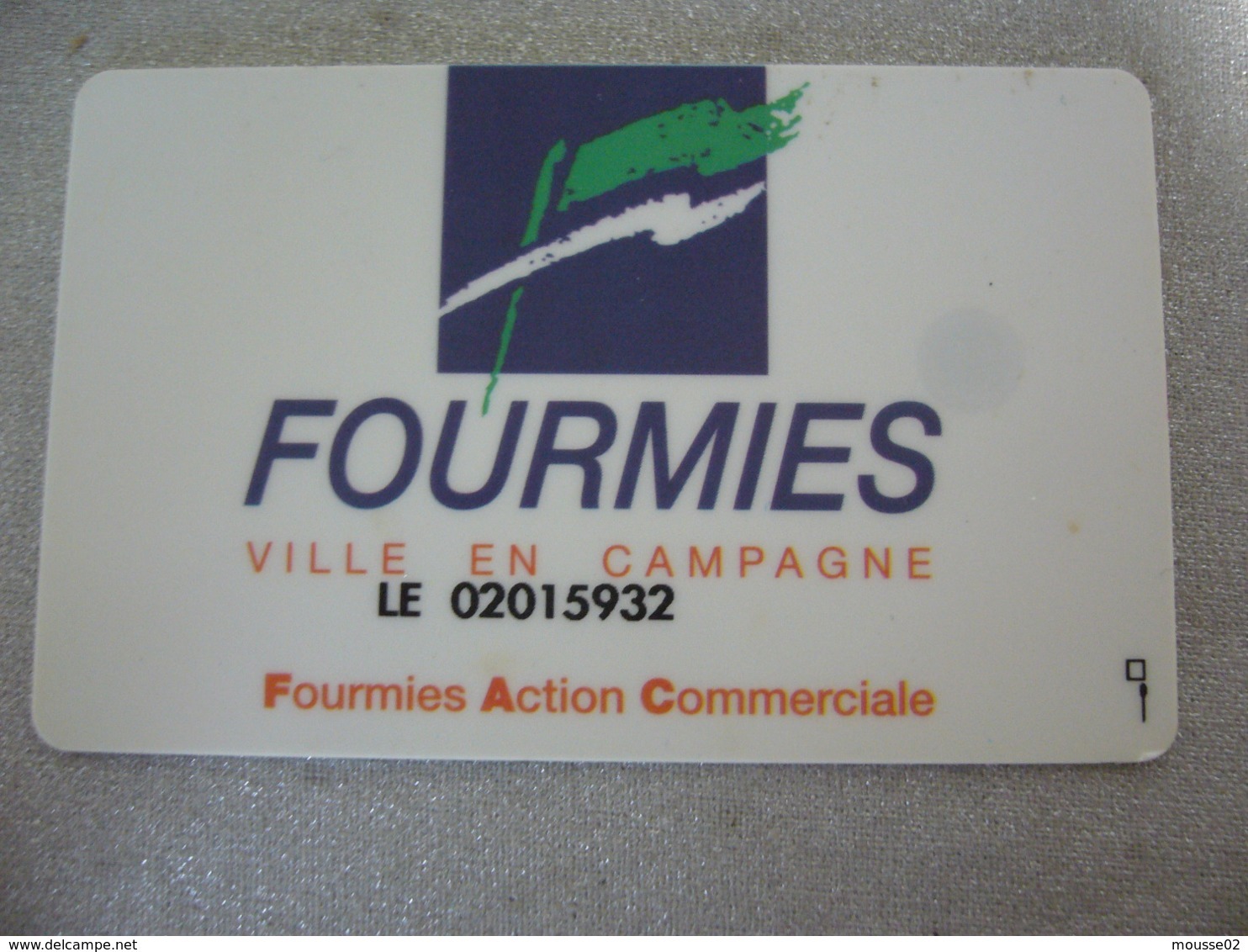 TELECARTE / CARTE A PUCE / CARTE DE STATIONNEMENT.. CARTAPLUS  FOURMIES 59 - Non Classés