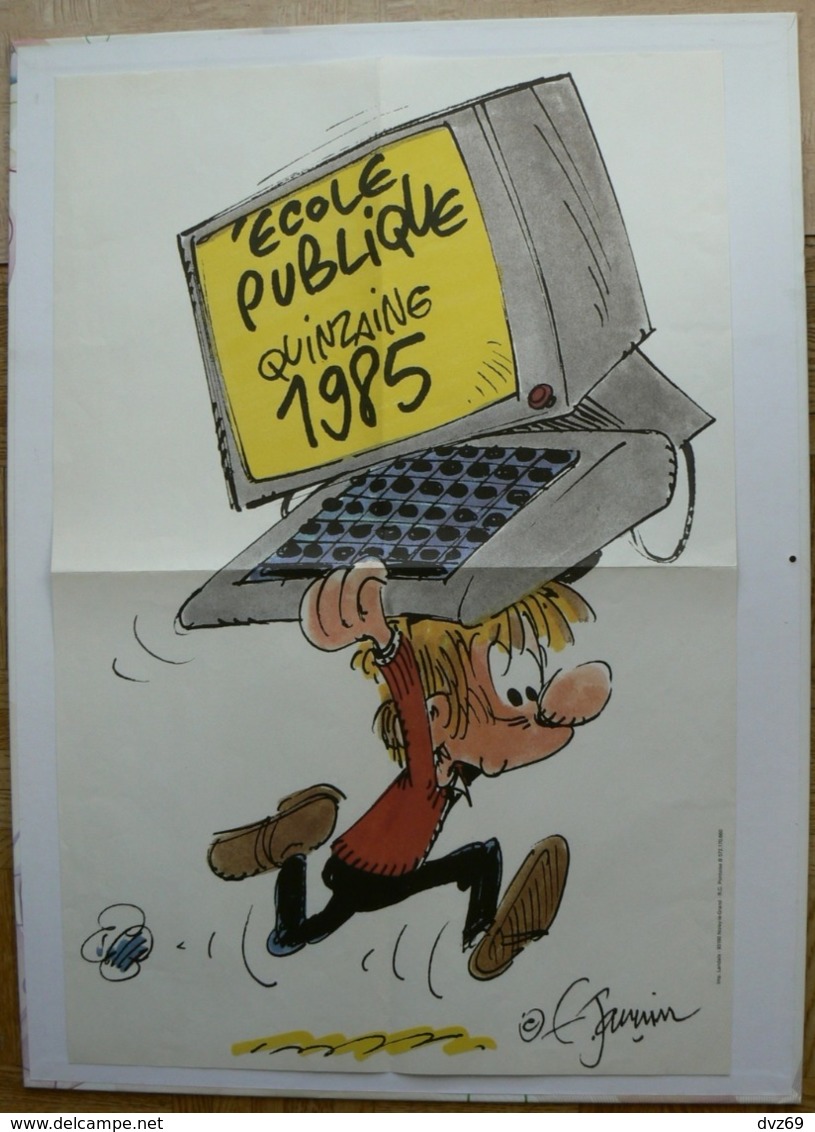 Affiche Ecole Publique, Quinzaine 85, Très Bien. - Affiches