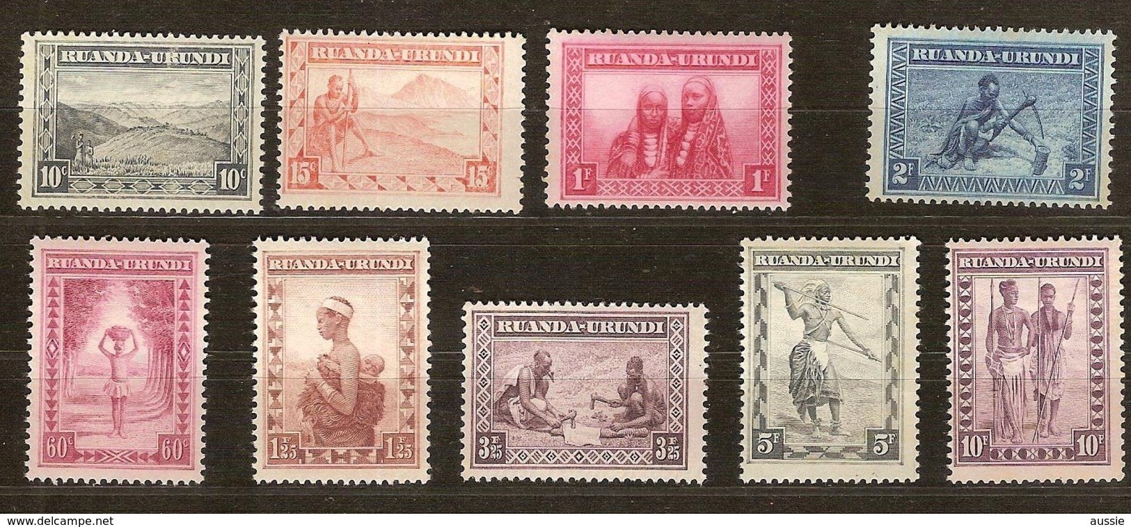 Ruanda-Urundi 1931 OCBn° Entre 92 Et 105 *** MNH Pas Complète - Ongebruikt