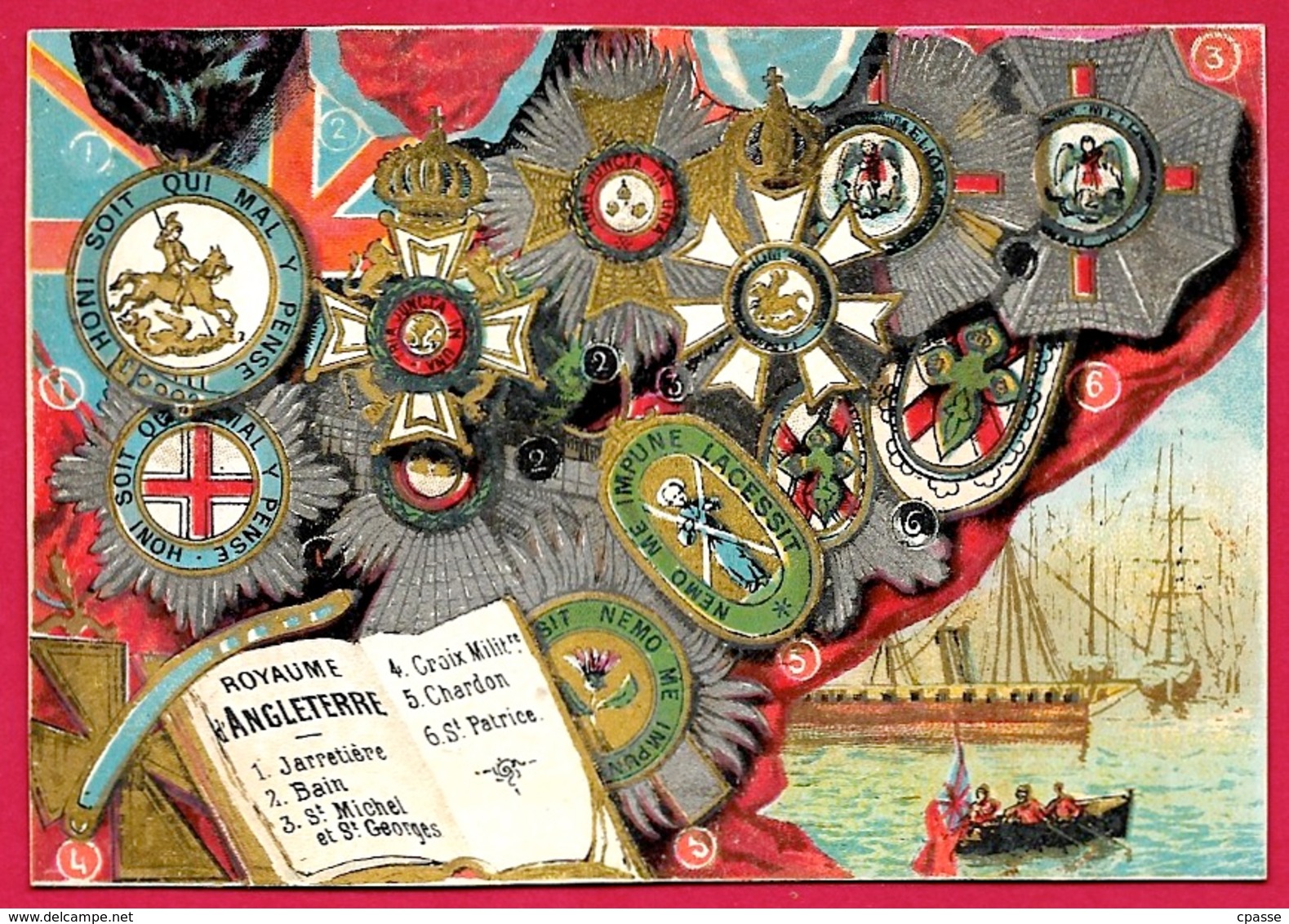 CHROMO (décorations Du) Royaume D'Angleterre ** England Décoration - Artis Historia