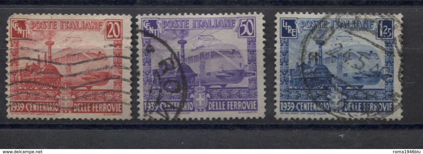 REGNO 1939 FERROVIE SERIE CPL.  USATA - Used