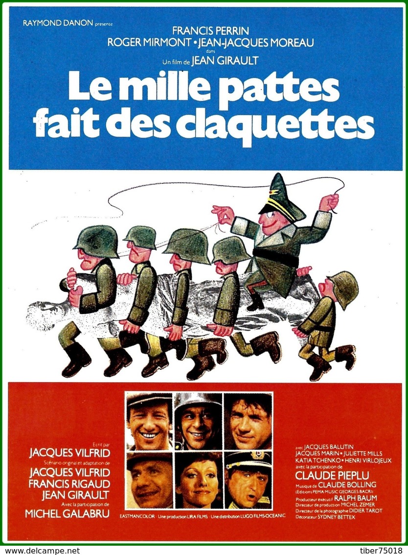 Carte Postale : Le Mille-pattes Fait Des Claquettes (cinéma Affiche Film) Illustration Hervé Morvan - Morvan