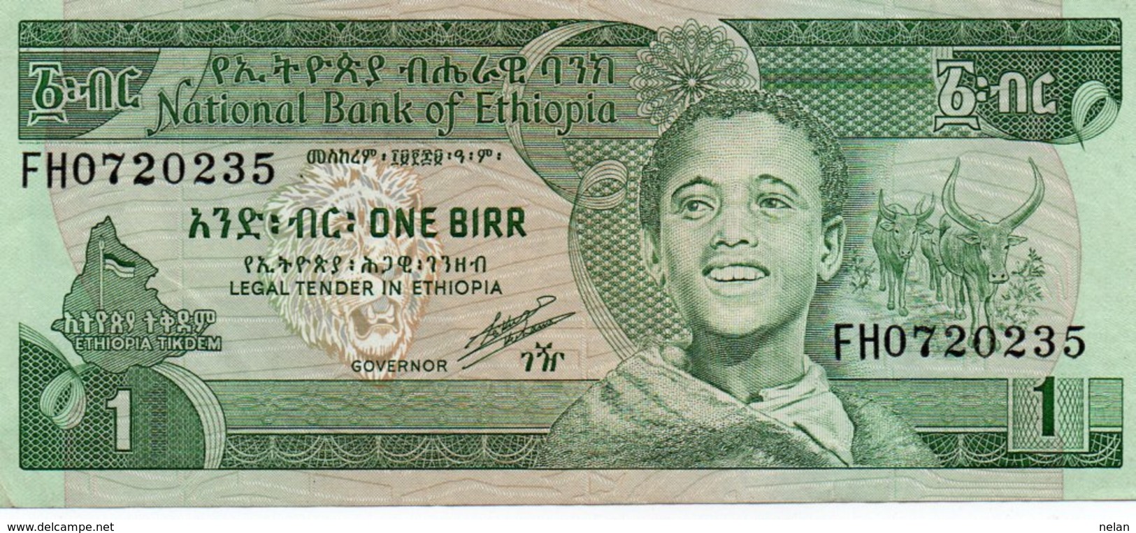 ETHIOPIA 1 BIRR 1991 P-41 XF - Etiopia