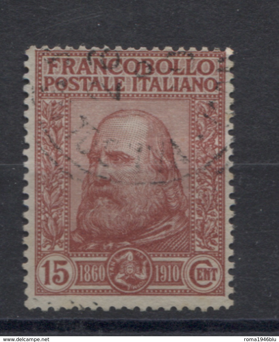 REGNO 1910 GARIBALDI 15 (+5) C. CARMINIO USATO - Used