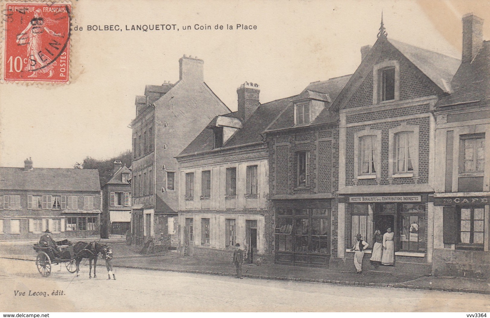 LANQUETOT (Seine-Maritime): Un Coin De La Place - Sonstige & Ohne Zuordnung