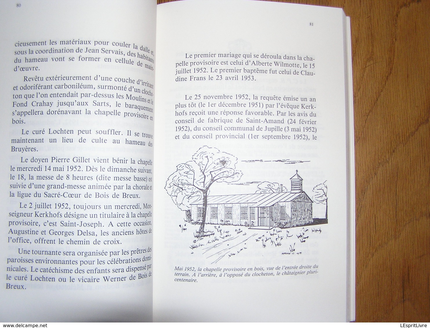 A JUPILLE Le Hameau des Bruyères se Raconte . O Warzée Régionalisme Liège Histoire Eglise Notre Dame Curé Charbonnages