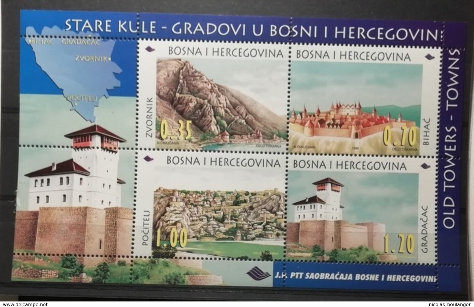 Bosnie-Herzégovine 1998 / Yvert N°257-260 / ** - Bosnie-Herzegovine