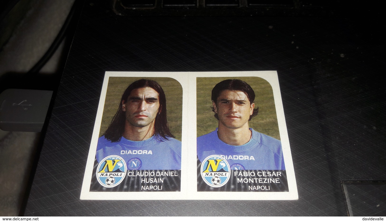 Calciatori Panini 2002-2003 Napoli Husain - Montezine N. 542 - Edizione Italiana