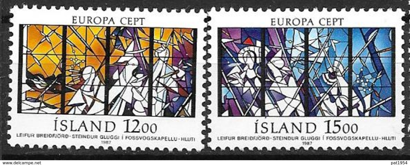 Islande 1987 N° 618/619 Neufs Europa Architecture - Neufs