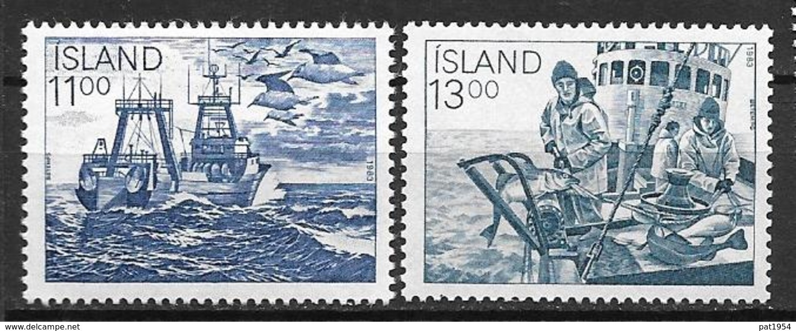 Islande 1983 N° 553/554 Neufs Pêche - Neufs