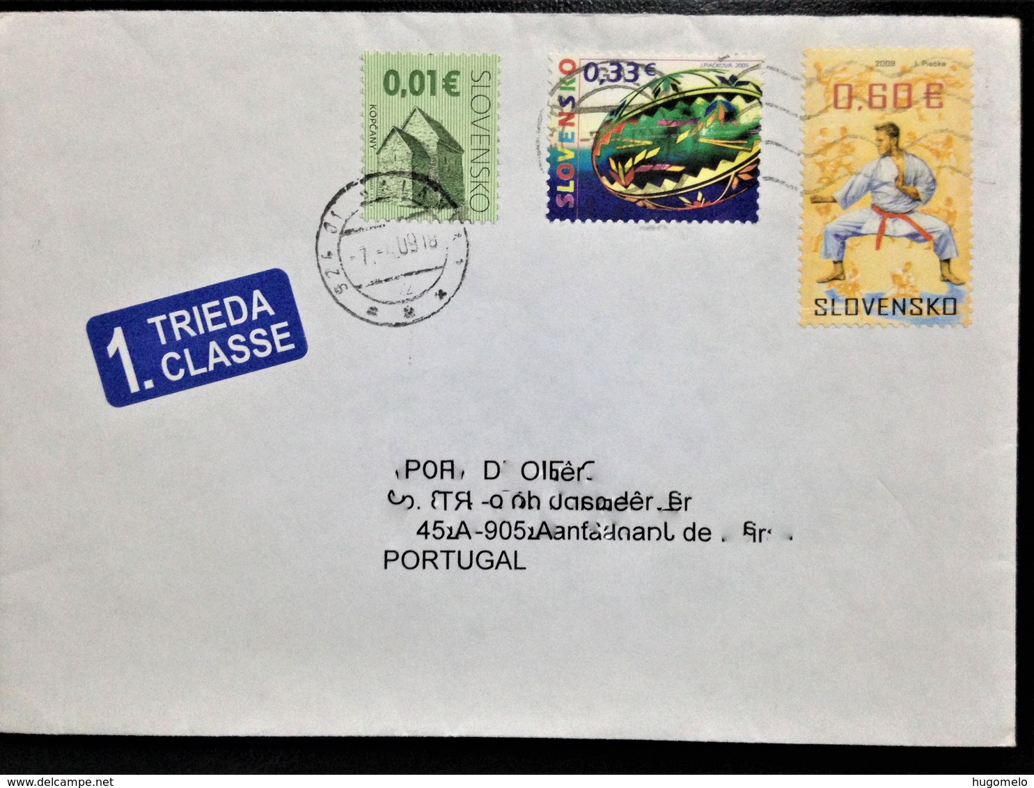 Slovakia,  Circulated Cover To Portugal, 2009 - Storia Postale