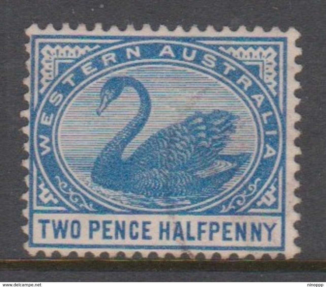 Australia-Western Australia SG 97a 1885-93 Two Pence And Half  Blue ,perf 14,,used - Used Stamps