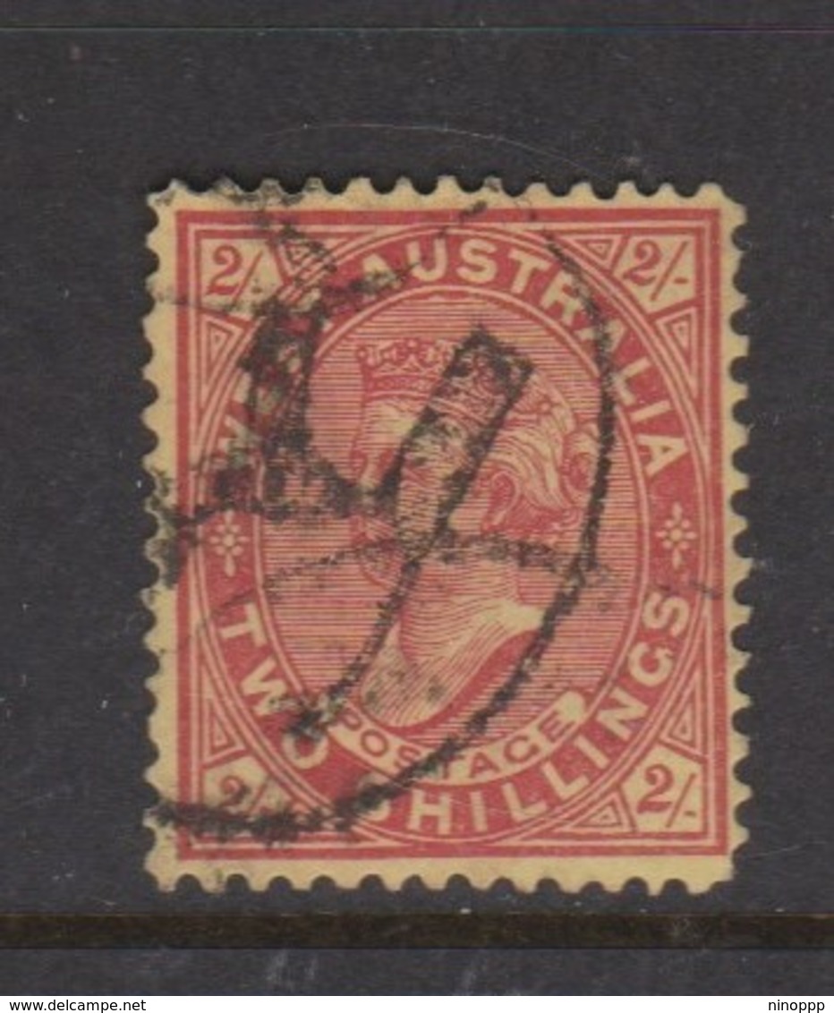 Australia-Western Australia SG 124 1902-12 Two Shillings Red-yellow Perf 12,used - Usados