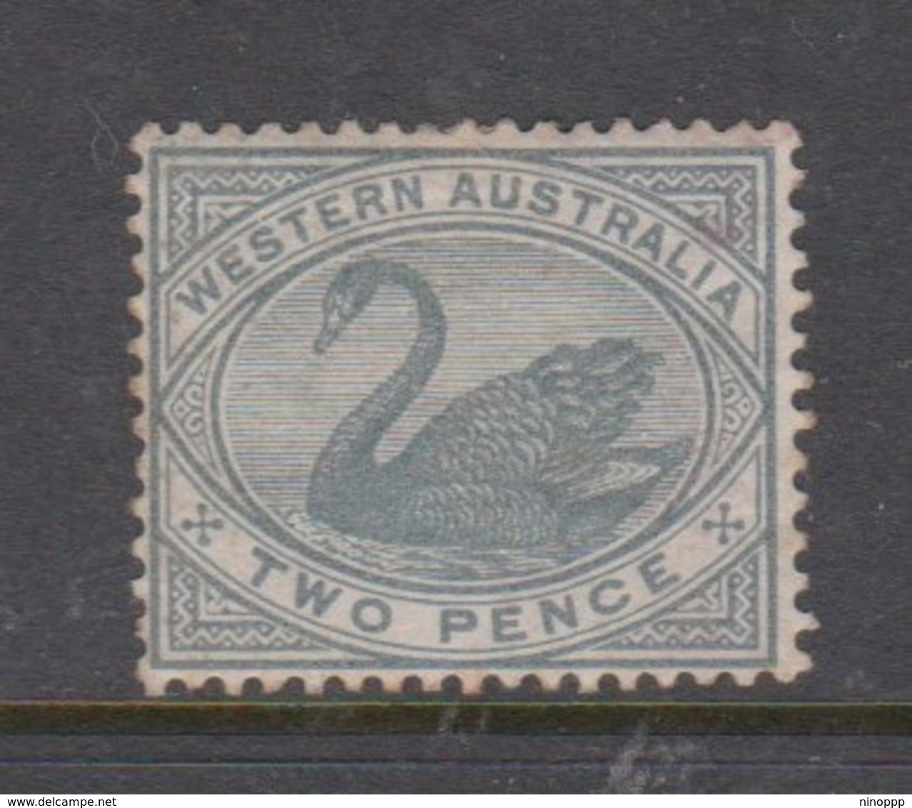 Australia-Western Australia SG 94a 1885-93 Half Penny ,perf 14,mint Hinged - Neufs