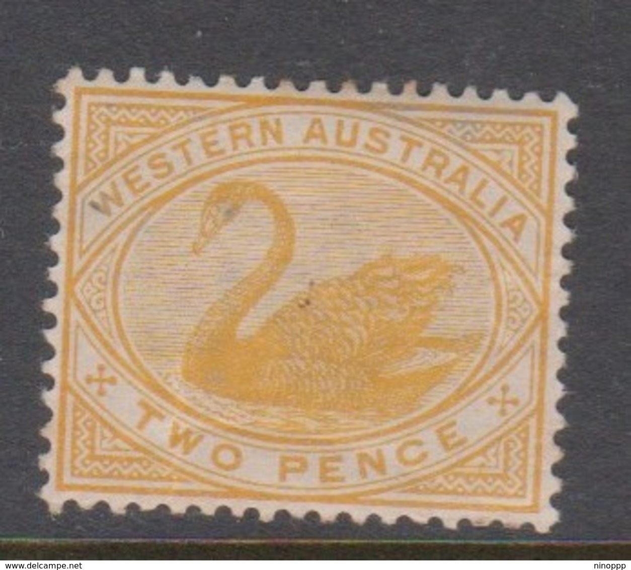 Australia-Western Australia SG 113 1898-07  Two Pence Bright Yellow Perf14,mint Hinged - Nuevos