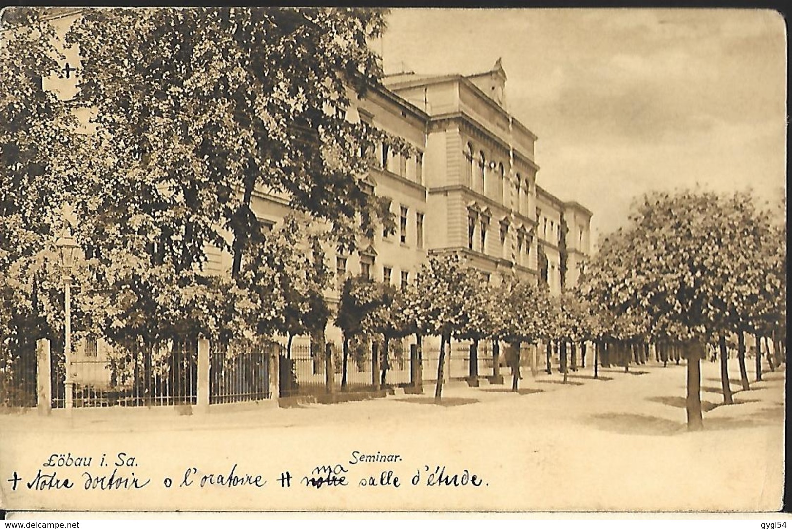 Löbau I  SA     Seminar      AK 1908 - Loebau