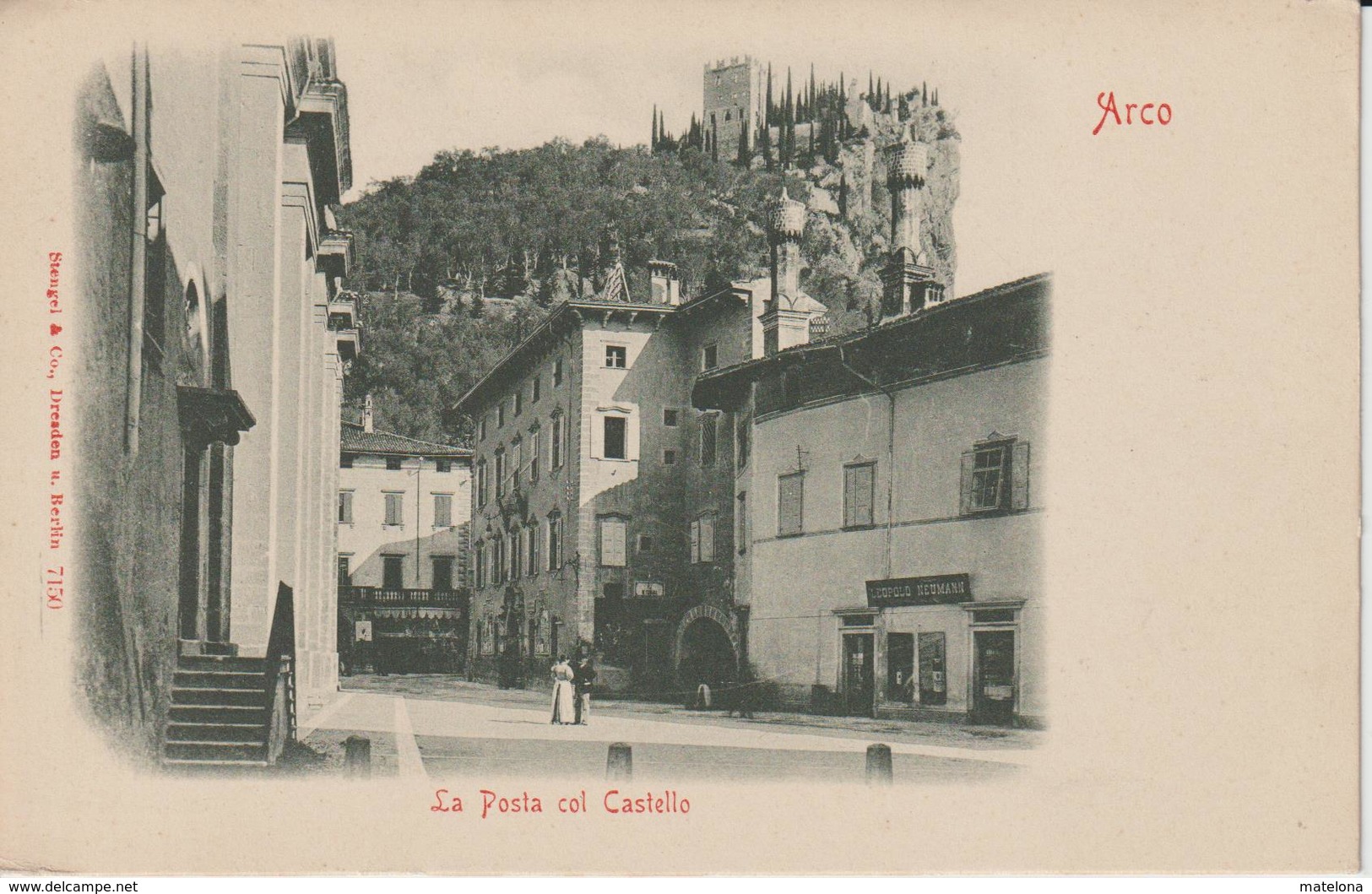 ITALIE TRENTINO ALTO ADIGE ARCO LA POSTA COL CASTELLO  PRECURSEUR - Autres & Non Classés