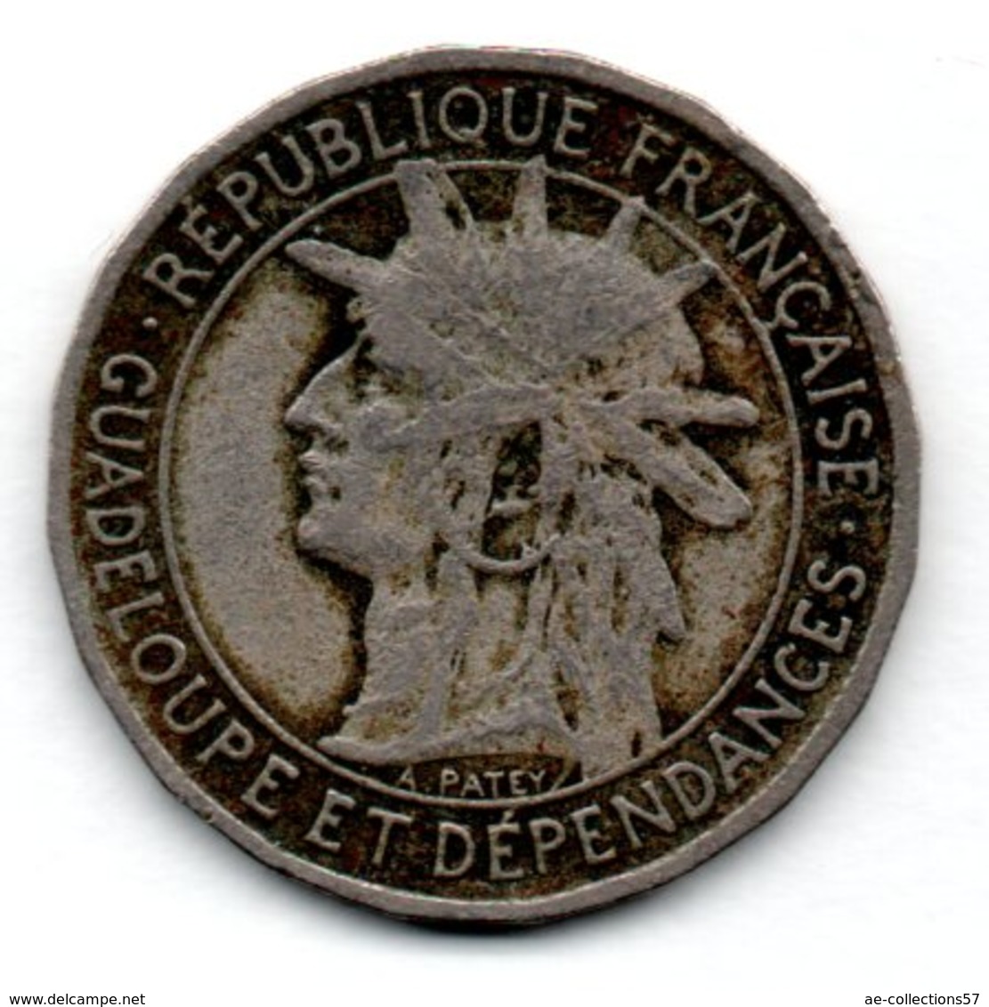 Guadeloupe  -  1 Franc 1903  -  état  TB - Sonstige & Ohne Zuordnung