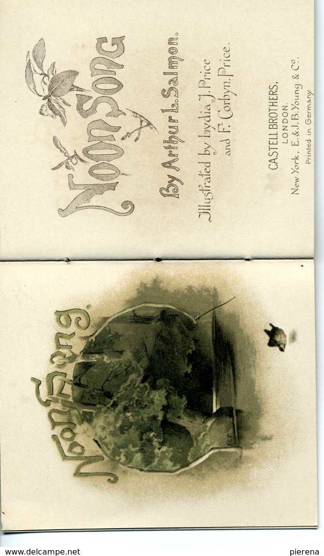 Moon Song, Vespers Et Matins 3 Livrets Poësies By Arthur SALMON Illustrated By F. Corbyn Price - Lyrik/Theater