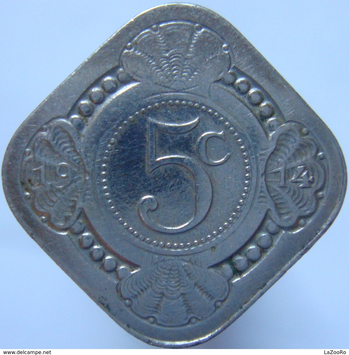 LaZooRo: Netherlands 5 Cents 1914 XF / UNC - 5 Cent
