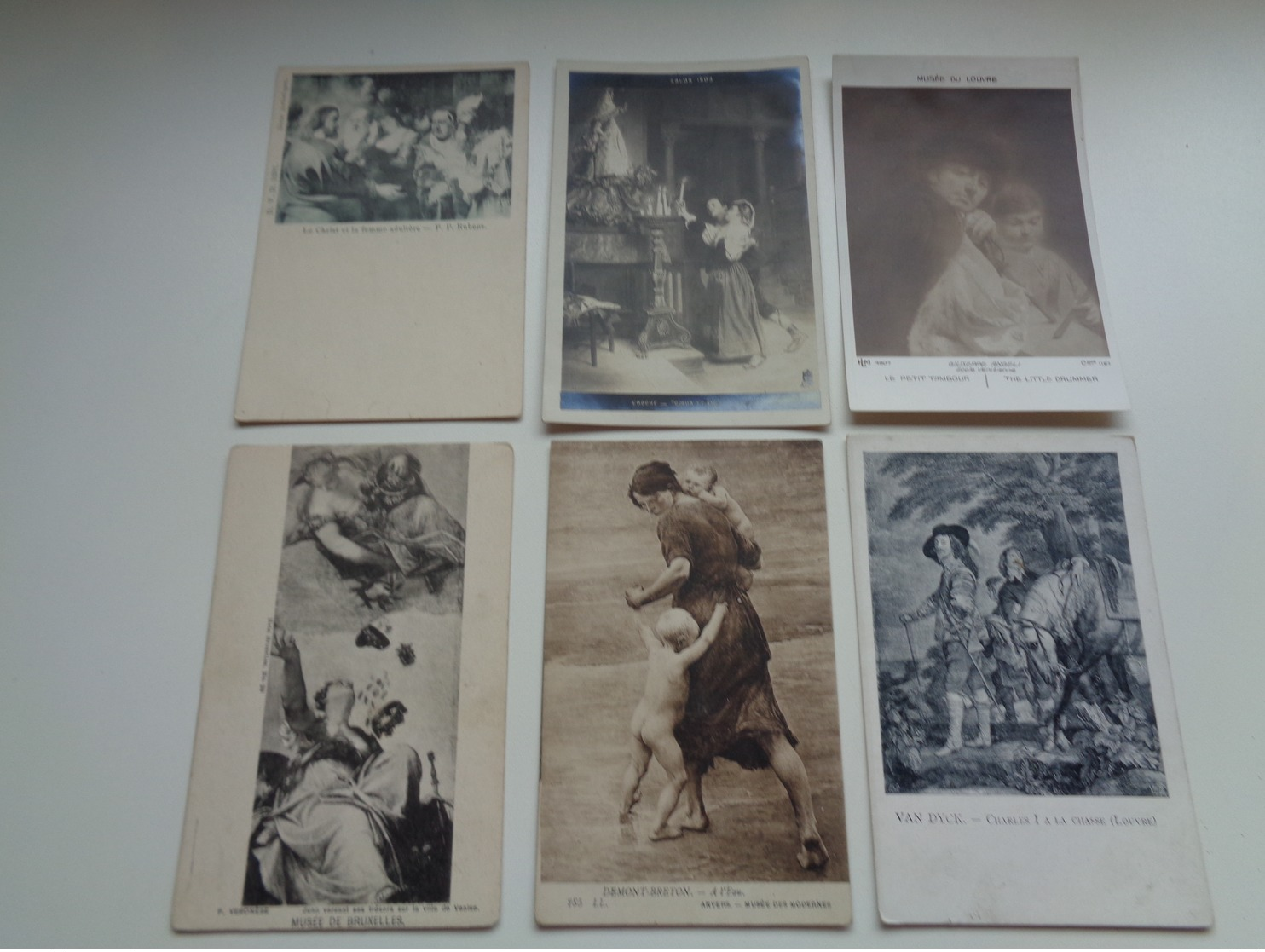 Lot De 60 Cartes Postales De Fantaisie Peintures  Peinture    Lot Van 60 Postkaarten Fantasie  Schilderijen  Schilderij - 5 - 99 Postkaarten