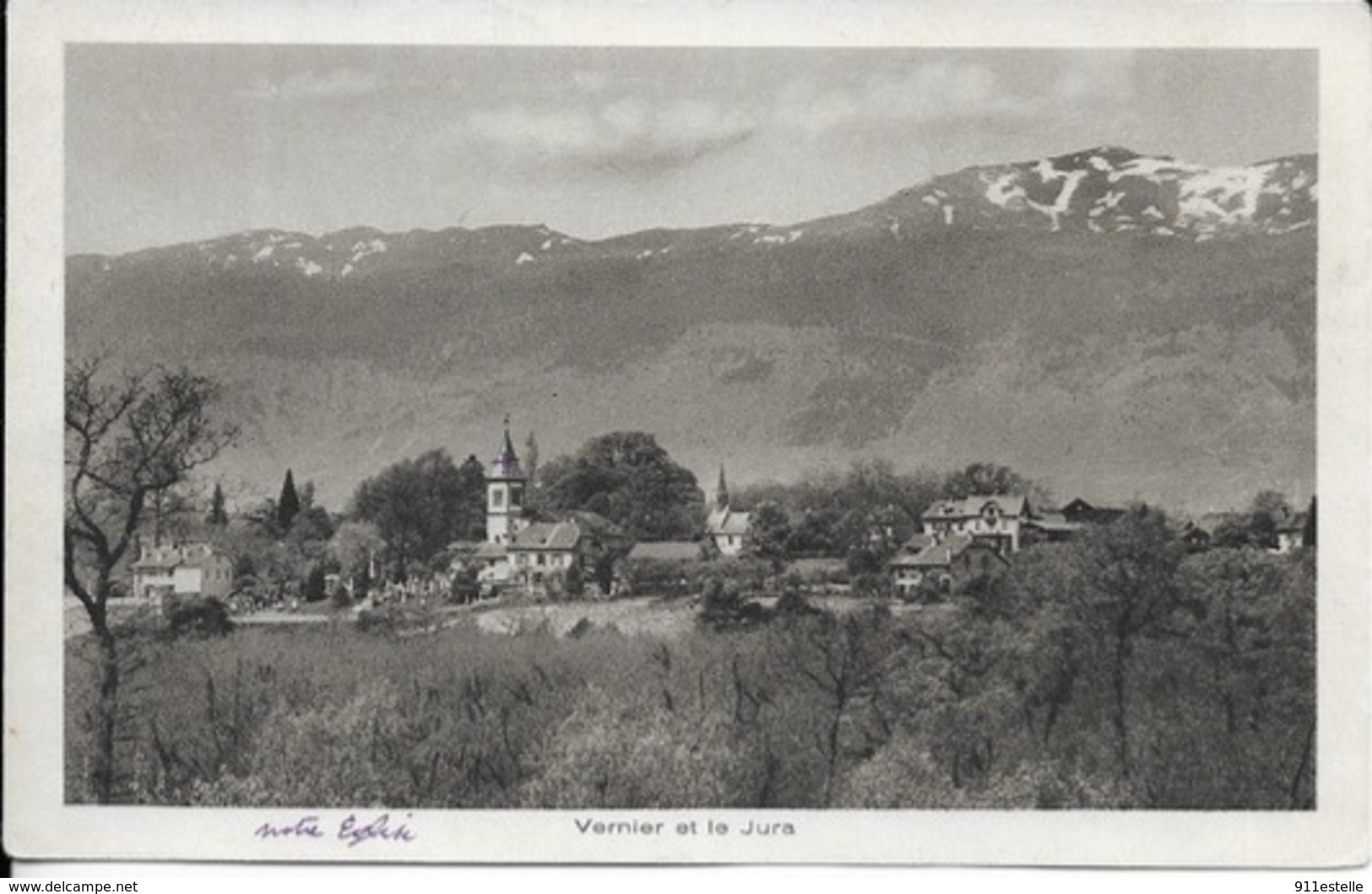 Suisse  VERNIER ET LE JURA - Vernier