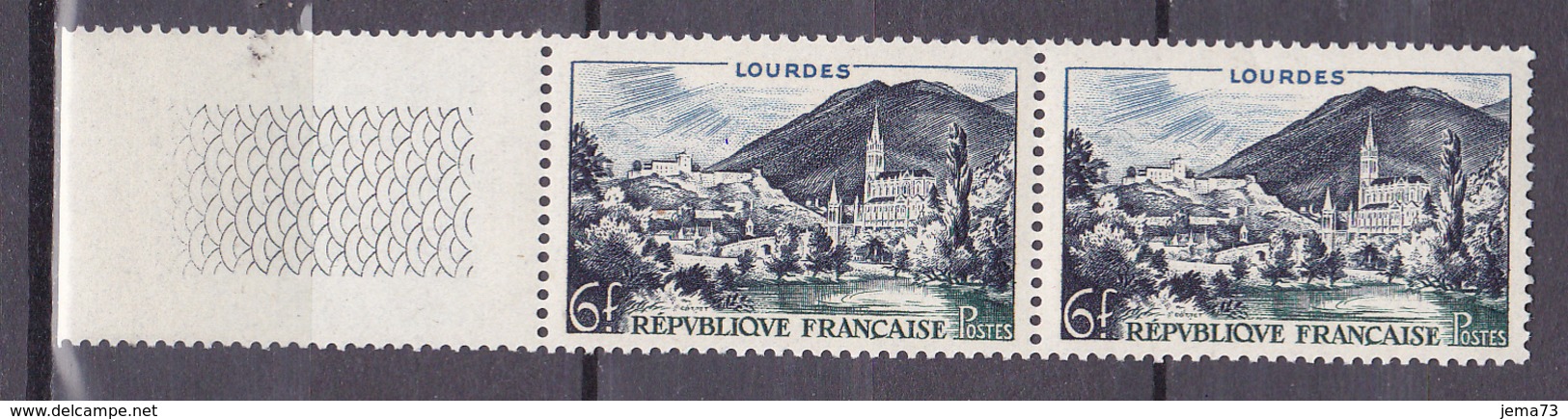 N° 976 Série Touristique Lourdes: : Belle Paire De 2 Timbres Neuf Sans Charnière - Ongebruikt