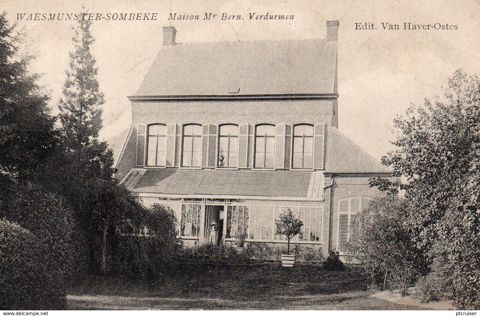 WAESMUNSTER-SOMBEKE WAASMUNSTER ELVERSELE MAISON VERDURMEN 1909 HAMME HUTSEBAUT BOOMTEELKUNDIGE - Waasmunster