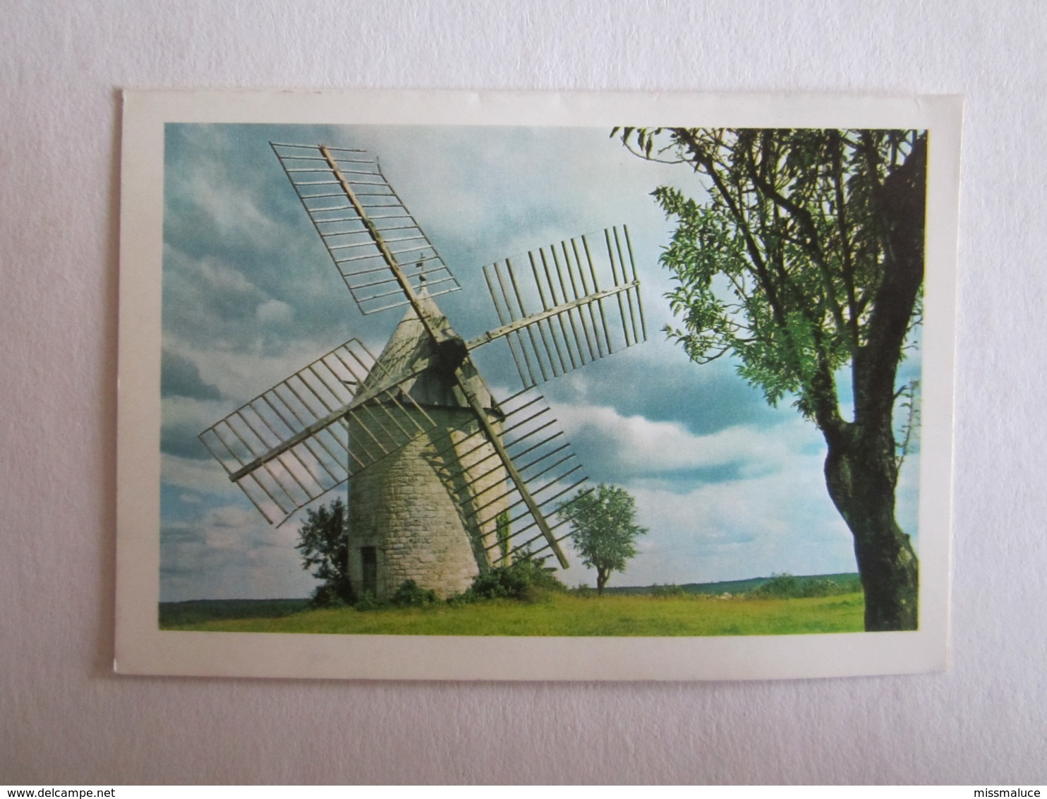 Petit Calendrier Moulin  Publicité Au Fil D'Arianne 47 Lot Villereal M Et Mme Roye - Kleinformat : 1961-70