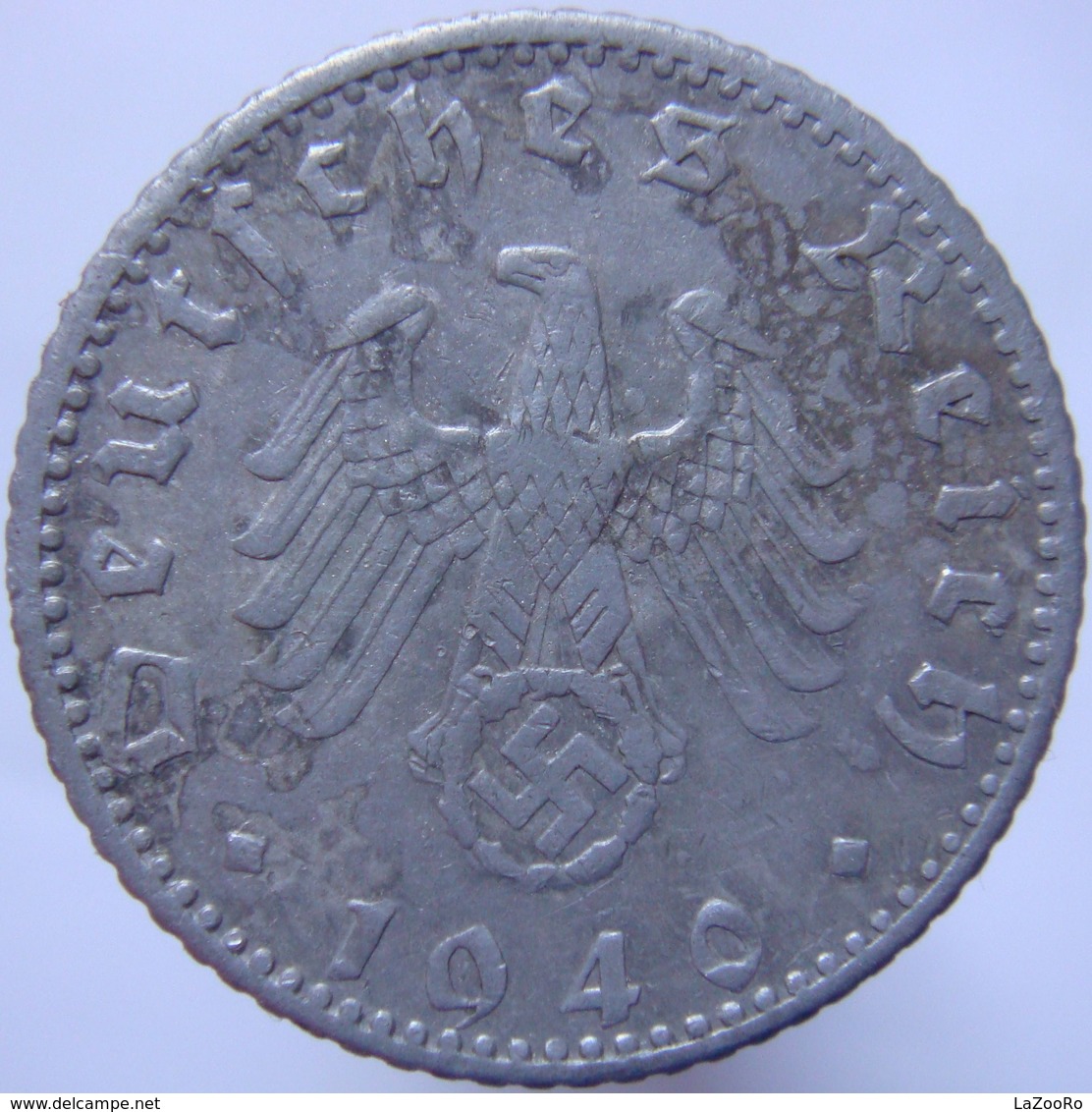 LaZooRo: Germany 50 Pfennig 1940 A VF - 50 Reichspfennig