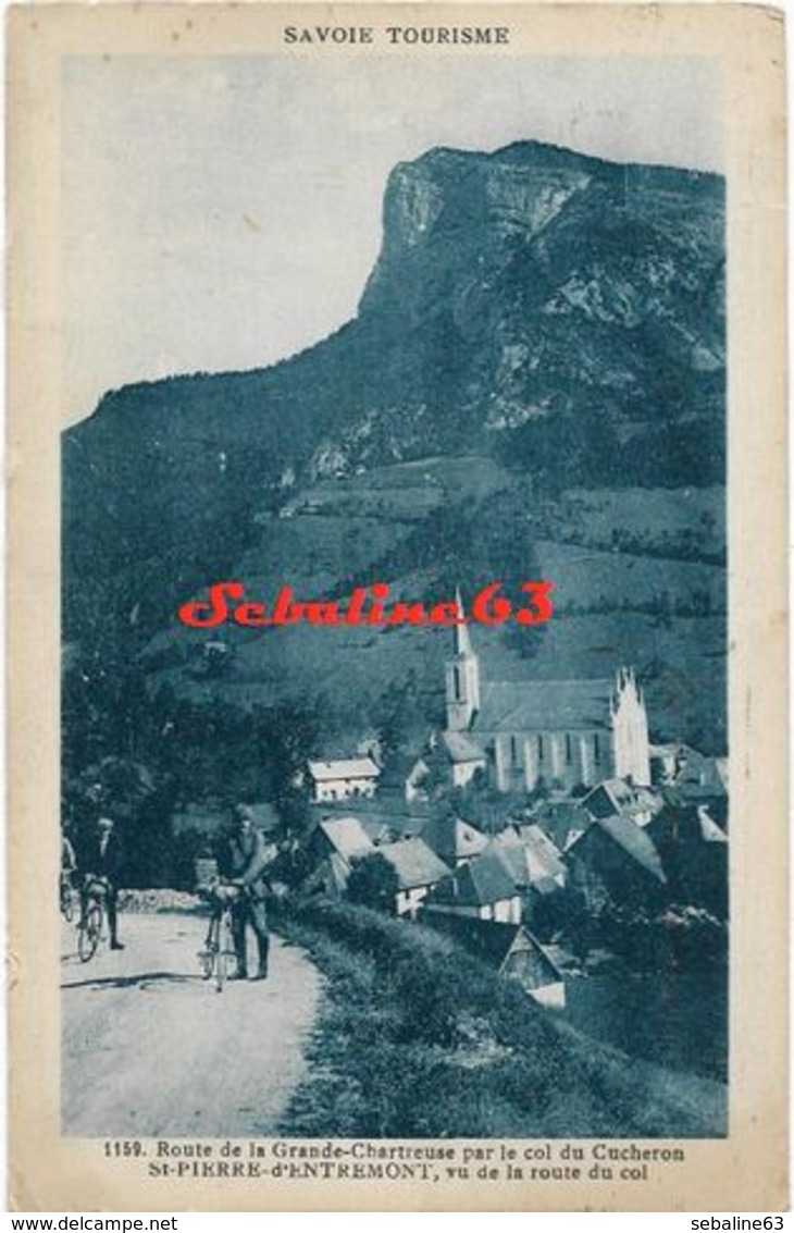 St-Pierre-d'Entremont Vu De La Route Du Col - 1912 - Saint-Pierre-d'Entremont