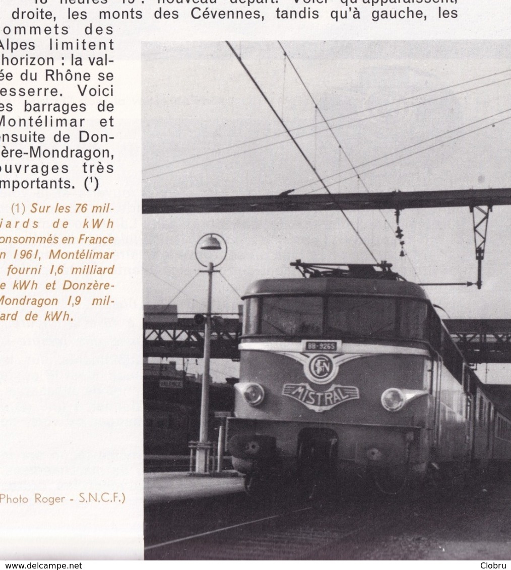 Bibliothèque De Travail, N° 542, Un Train Rapide, Le Mistral 1963 - 6-12 Ans