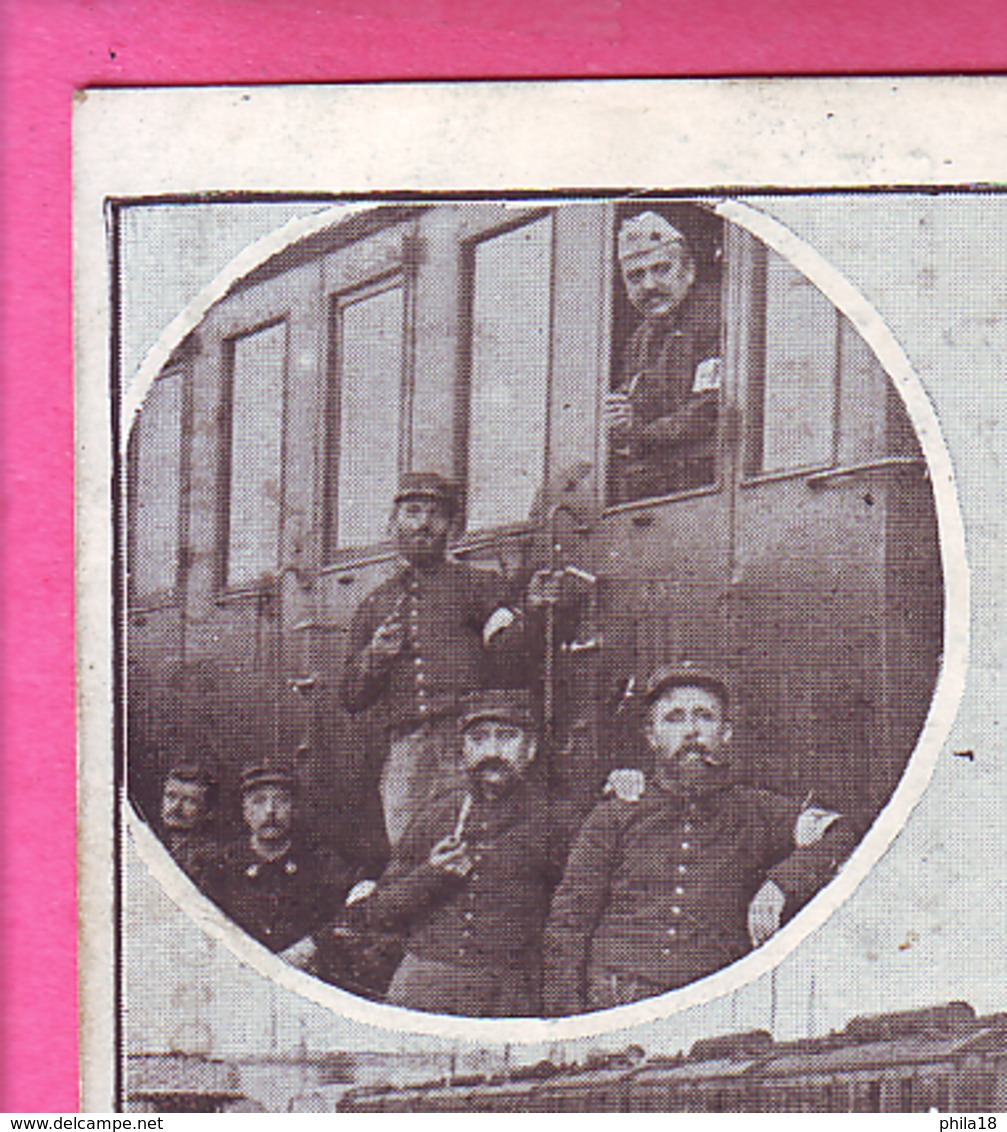 MLITARIA SANTE CROIX ROUGE SNCF CHANSON SUR LAIR PAIMPOLAISE TRAIN SANITAIRE S P P L M N° 4 BIS A GENEVREUILLE HT SAONE - War 1914-18