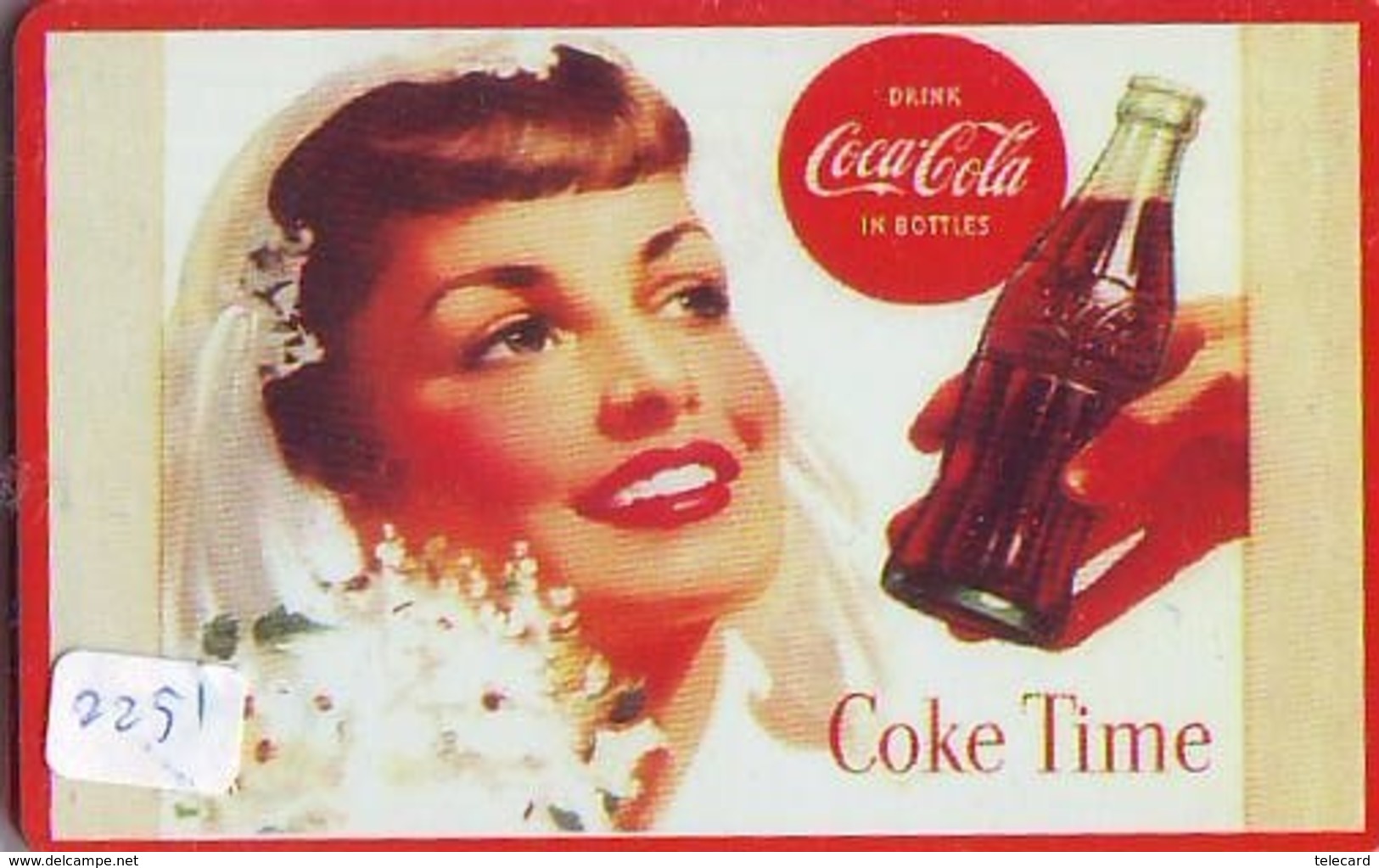 Telecarte USA *   COCA COLA * (2251) USA Phonecard * TELEFONKARTE * - Publicité