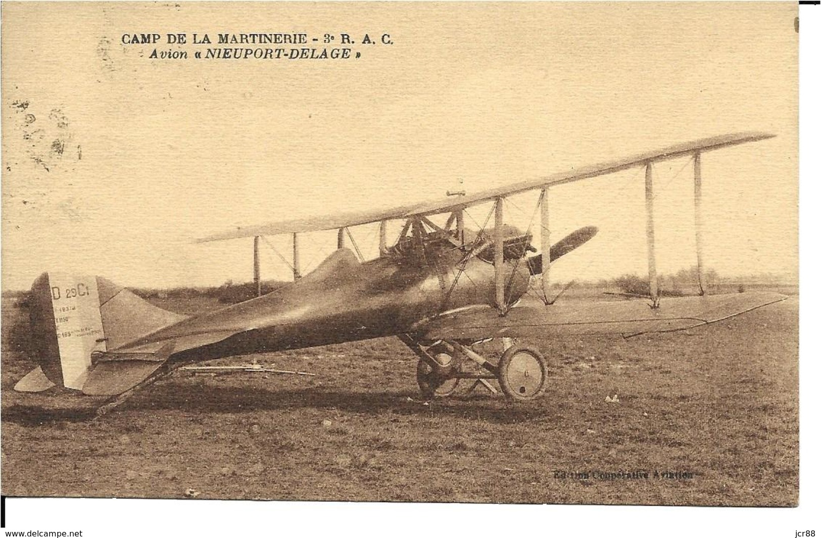 36 - Indre - Camp De La Martinerie - Avion Nieuport Delage - Other & Unclassified