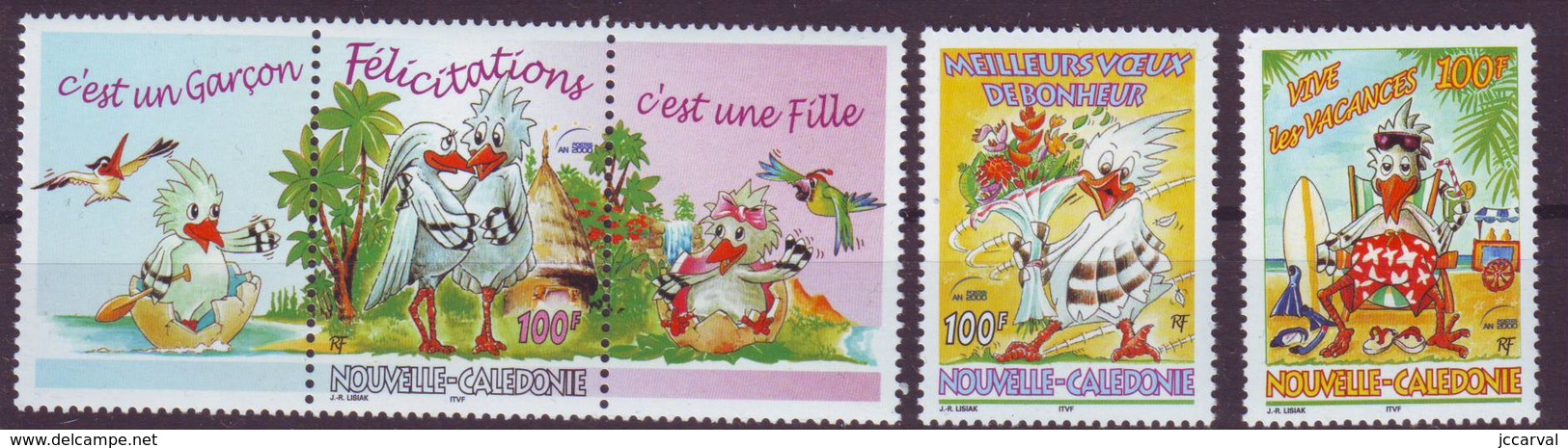 Nouvelle Calédonie N° 834-836 Neuf ** - Neufs