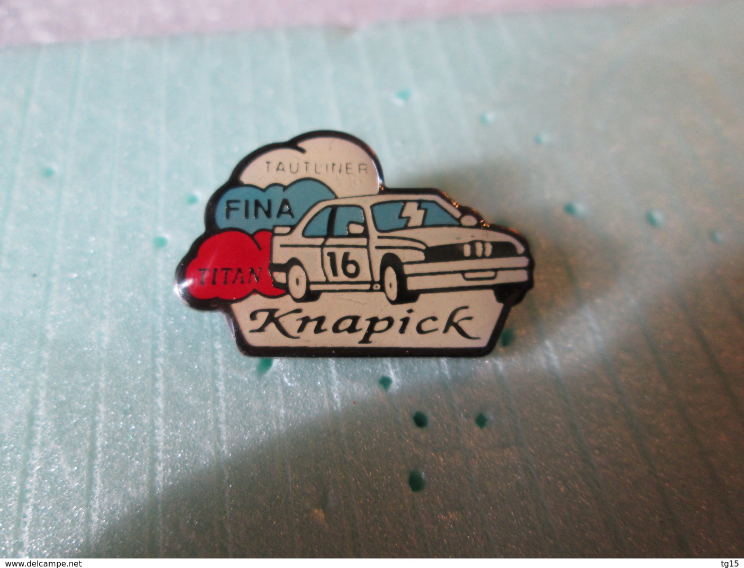 PIN'S    BMW  KNAPICK   FINA  RALLYE - BMW