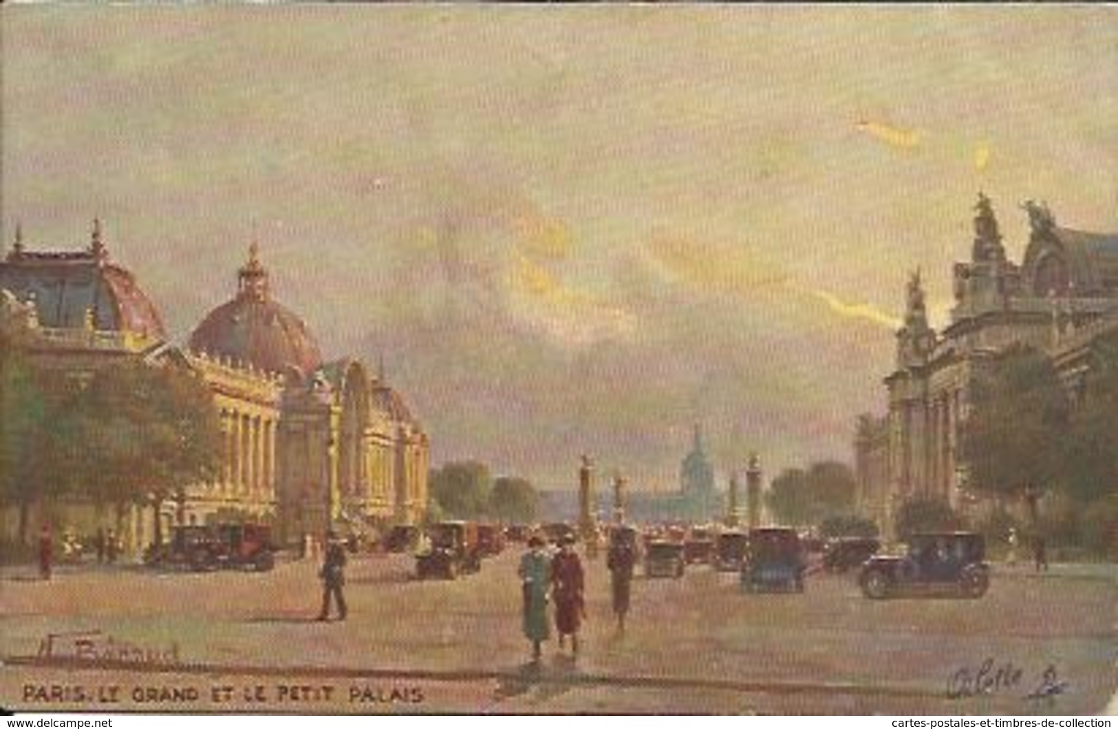 PARIS , Le Grand Et Le Petit Palais , Illustrateur : N. BERAUD - Beraud