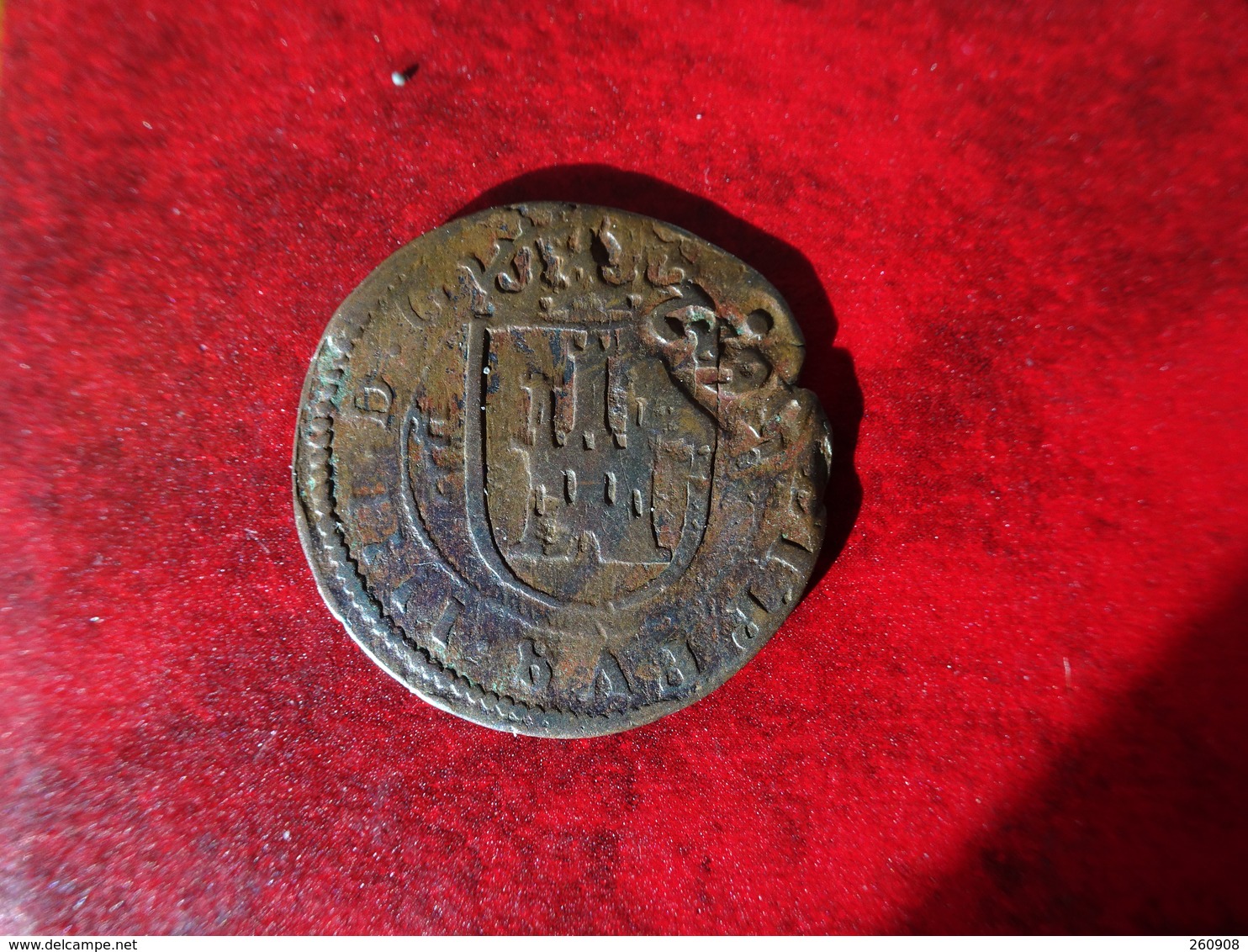 Espagne - Philippe IV - Fautée - 8 Maradevis 1626 Avec Contremarque Du XII Maradevis 1642 - Colecciones