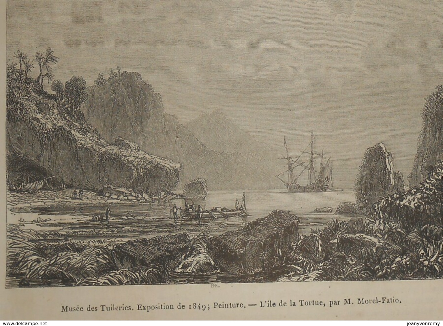 Magasin Pittoresque. Livraison N°39. L'Ile De La Tortue.Un Boucanier. Trouvaille Sur La Grève. 1849 - Zeitschriften - Vor 1900