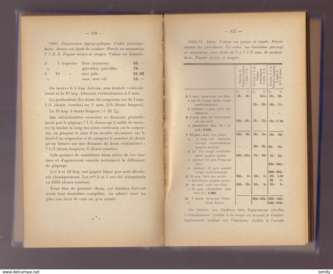 1922 Catalogue Du Spécialiste Des Timbres D' Europe Par Fernand Serrane Variétés Teintes Oblitérations Dentelures Paires - Philatélie Et Histoire Postale