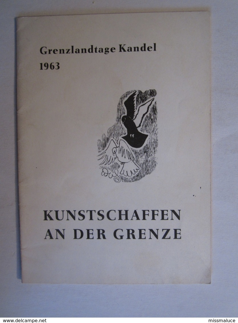 Kunstschaffen An Der Grenze Grenzlandtage Kandel Reichshoffen - Publicités