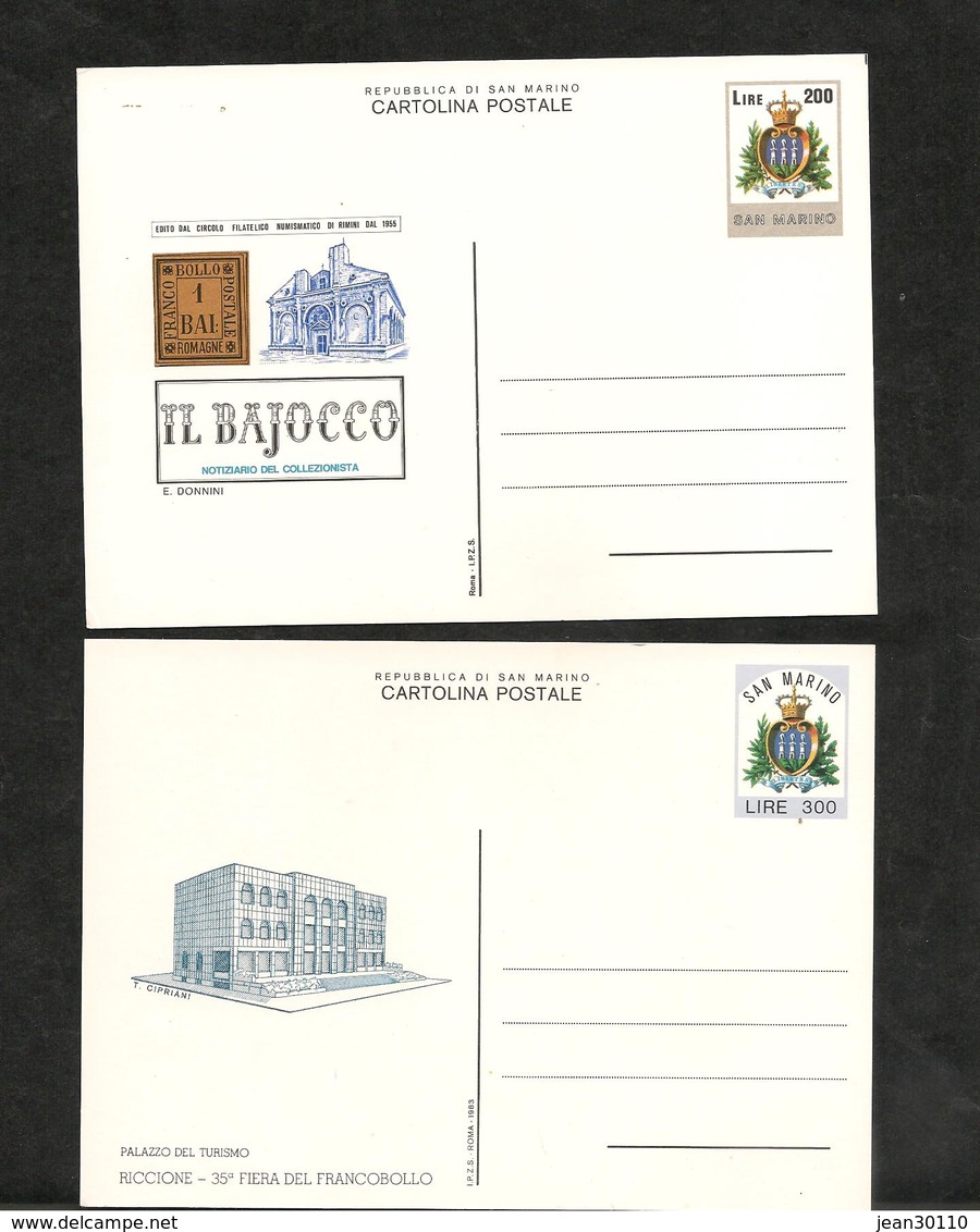 SAINT MARIN LOT DE 10 CARTES POSTALES** - Interi Postali