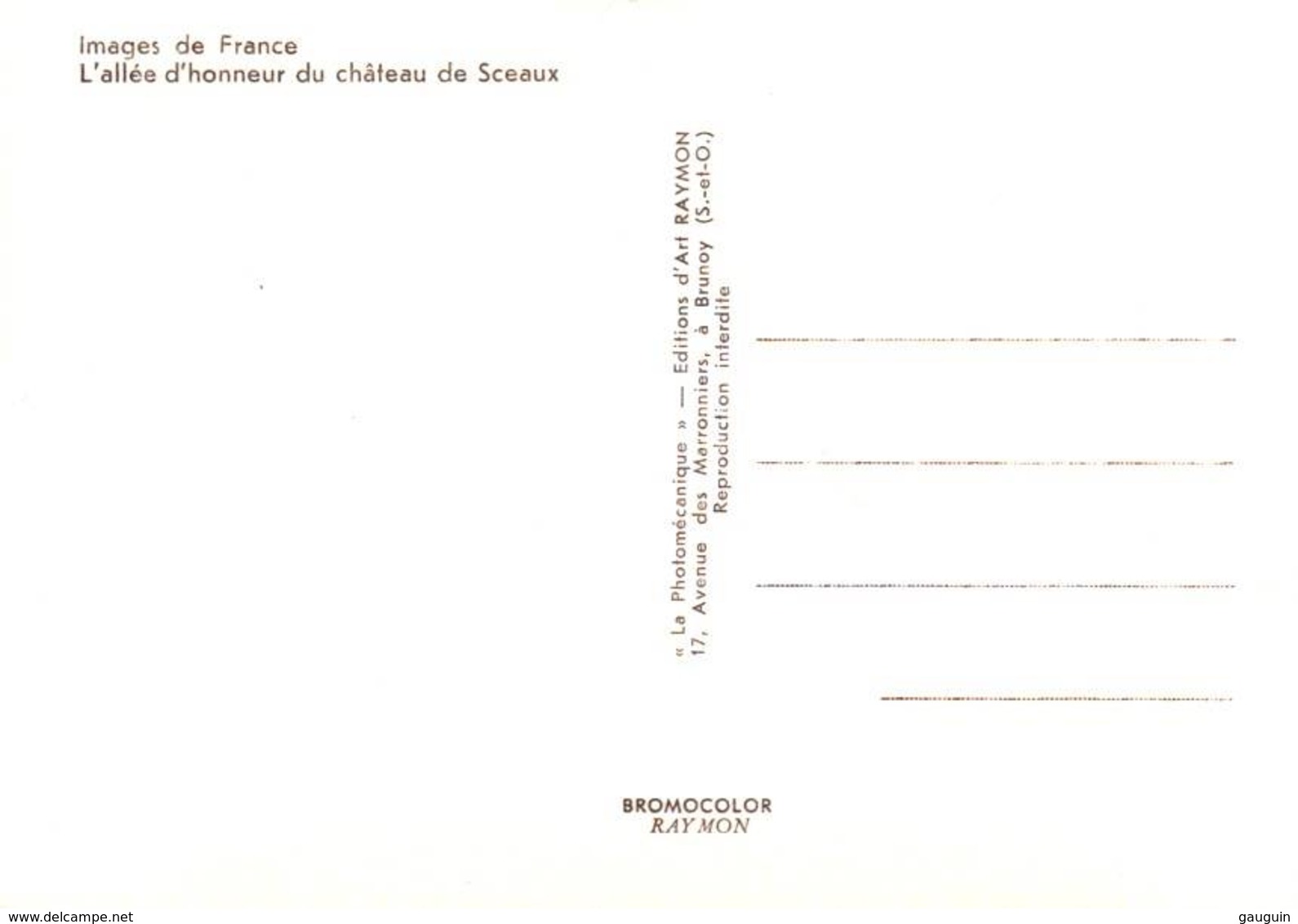 CPSM - SCEAUX - ALLEE D'HONNEUR Du CHATEAU ... (immeubles) - Edition Raymon - Sceaux