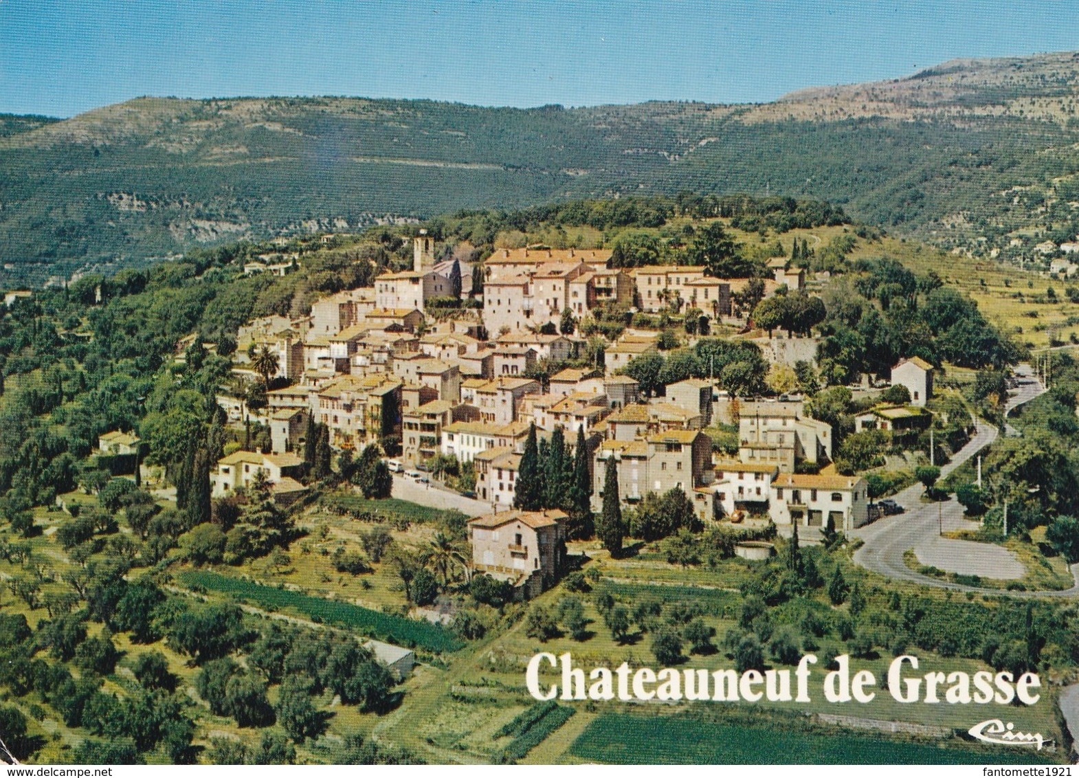 CHATEAUNEUF DE GRASSE VUE GENERALE (dil445) - Autres & Non Classés